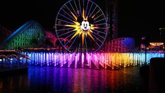 Water multicolor mickey mouse