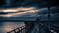 Water nature night bay