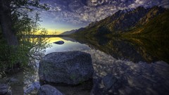 Water nature rocks HDR