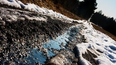 Water nature snow country