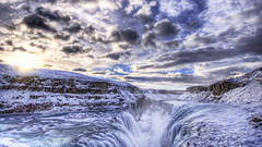 Water nature snow iceland