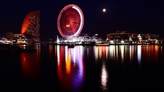 Water night multicolor yokohama