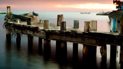 Water ocean Boats piers