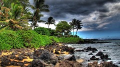 Water ocean clouds Landscapes