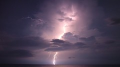 Water ocean clouds nature