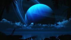 Water ocean clouds Space