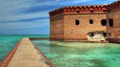 Water ocean Florida fort Fort Jefferson