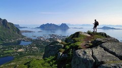 Water ocean rocks polar scenic