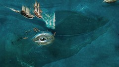 Water ocean ships Whales