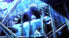 Water ocean weapons bubbles fish ruins dress underwater white 