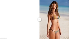 Water ocean woman faces Beaches brunettes models alessandra 