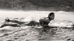 Water ocean woman surfing USA Athletes surfers nude olympics 