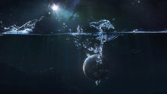 Water outer space Stars