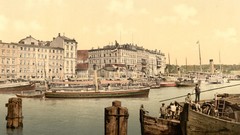 Water palace Poland old photo architecture buildings cities old 