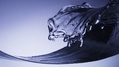 Water panorama gradient background