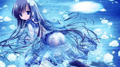 Water panties blue eyes