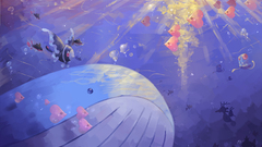 Water Pokemon ocean digital