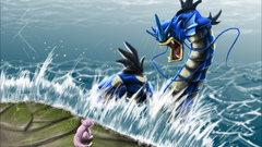 Water Pokemon slowpoke Gyarados