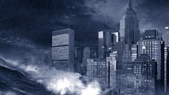 Water rain cityscapes disasters