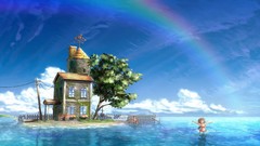 Water rainbows House anime