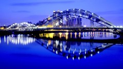 Water reflections cityscapes