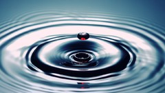 Water ripples silent