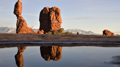 Water rocks Arches National