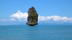 Water rocks Islands Sea