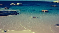 Water rocks shore Beaches