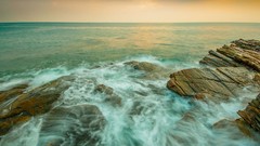 Water rocks waterscapes