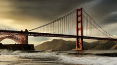 Water San Francisco Bridges outdoors golden gate bridge