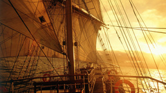 Water ships vehicles sails