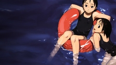 Water short hair open