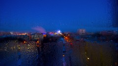 Water sky morning window window panes