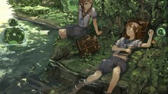 Water sleeping wet seifuku forests