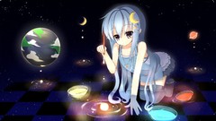 Water Stars moon Earth