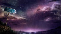 Water Stars ocean sign night sky