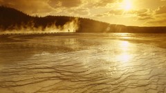 Water sun orange rivers