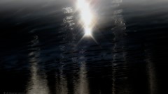 Water sun reflections