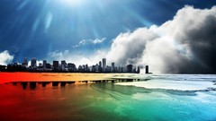 Water sunlight citylife