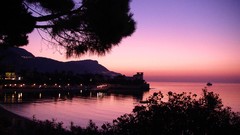 Water sunrise Landscapes pink