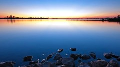 Water sunrise reflections