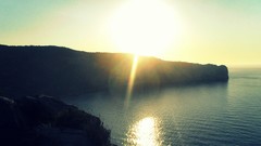 Water sunset Landscapes nature