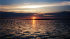 Water sunset ocean Landscapes