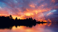 Water sunset sunrise Landscapes