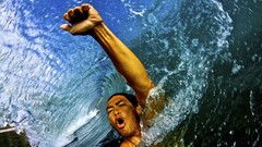 Water surfing Red Bull