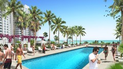 Water swimming architecture sunlight tropic swimming pools