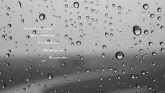 Water text condensation rain