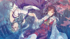 Water touhou dress miko