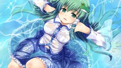 Water touhou wet green
